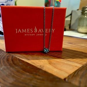 James Avery Blue Topaz Cherished Birthstone Necklace